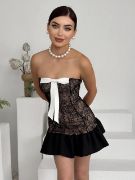 Vencover Straplez Elbise resmi